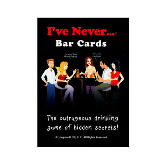 I've never bar cards