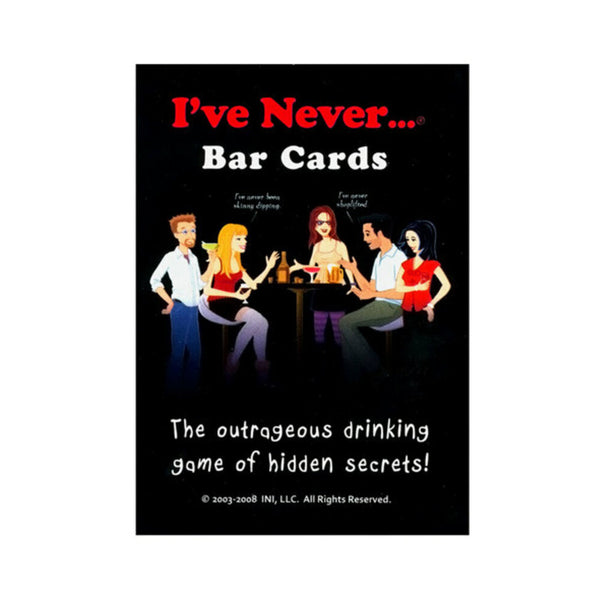 I've never bar cards