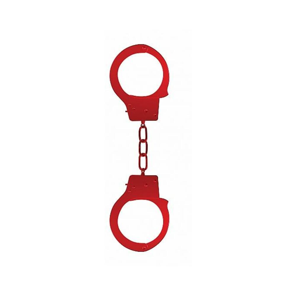Ouch Beginners Handcuffs Metal Red