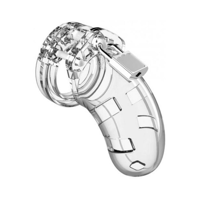 Mancage Chastity 3.5 inches Cock Cage Model 1 Clear