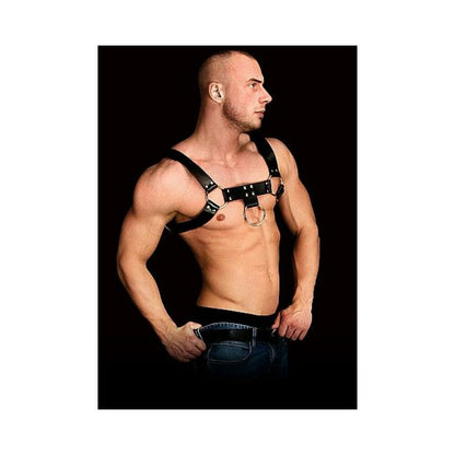 Shots Ouch Costas Solid Structure 1 Body Harness - Black
