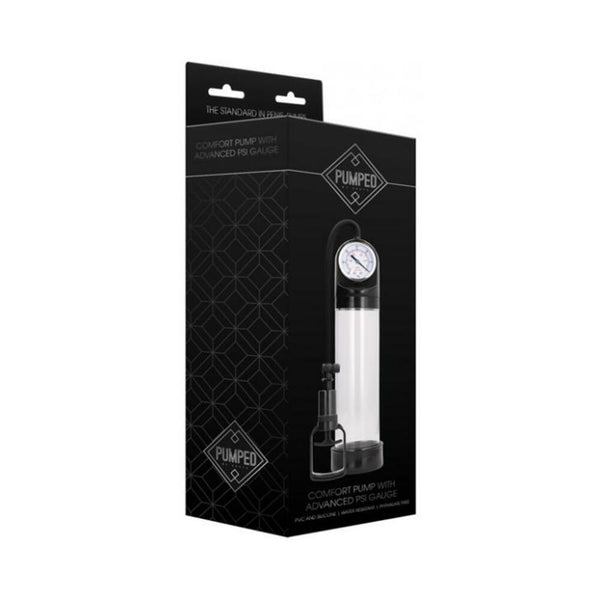 Pumped Comfort Pump Advanced PSI Gauge Clear