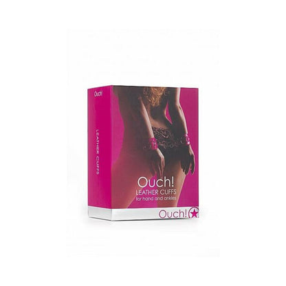 Leather Cuffs Pink