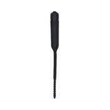 Shots Ouch Urethral Sounding Silicone Vibrating Bullet Plug W/beaded Tip - Black