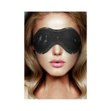 Shots Denim Eye Mask - Black