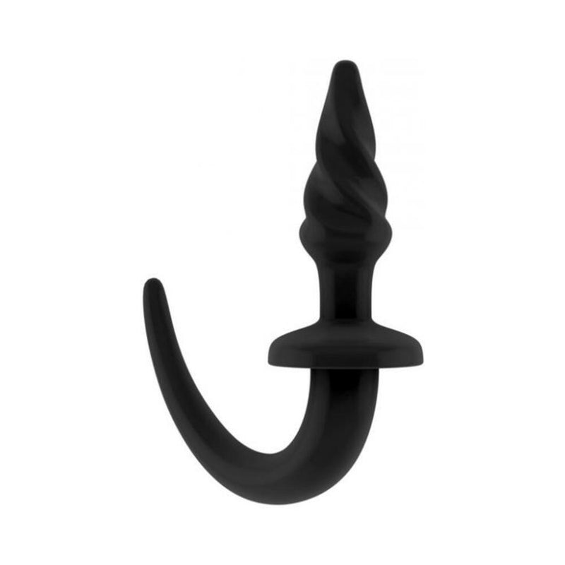 Sono No 10 4 inches Butt Plug with Tail Black