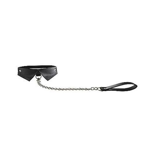 Ouch Exclusive Collar & Leash Black