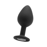 Large Diamond Butt Plug Black