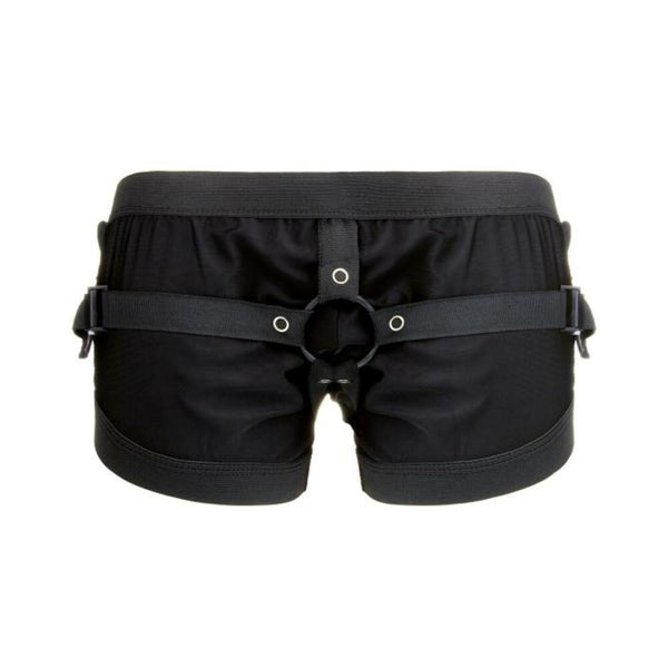 Realrock Boxer with Harness Black O/S