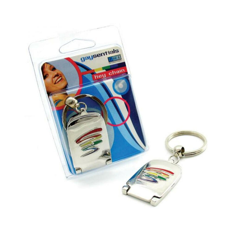 Gaysentials Mirror Key Chain Squiggle