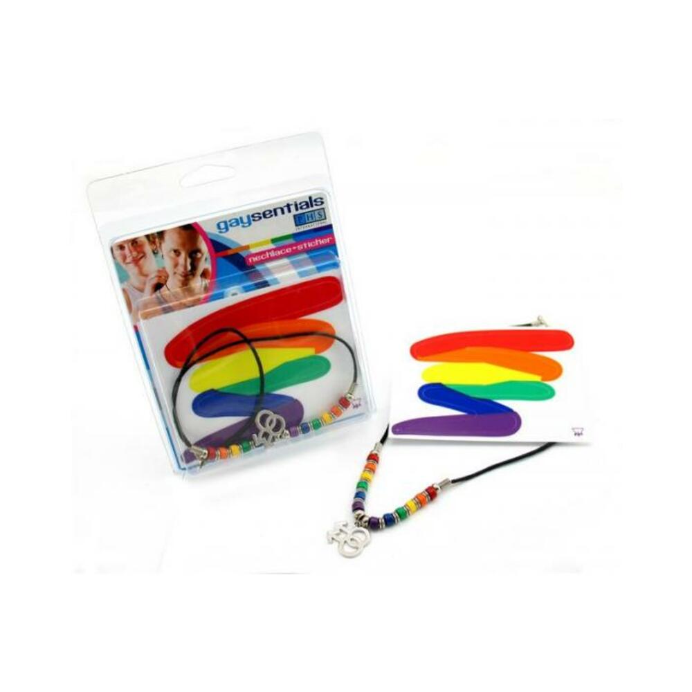 Gaysentials Necklace Sticker Combo Male