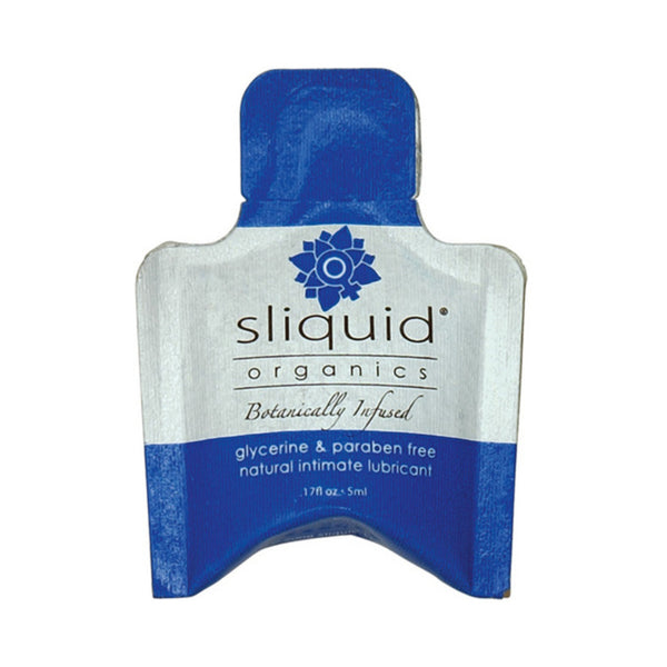 Sliquid organics natural intimate lubricant - .17 oz pillow