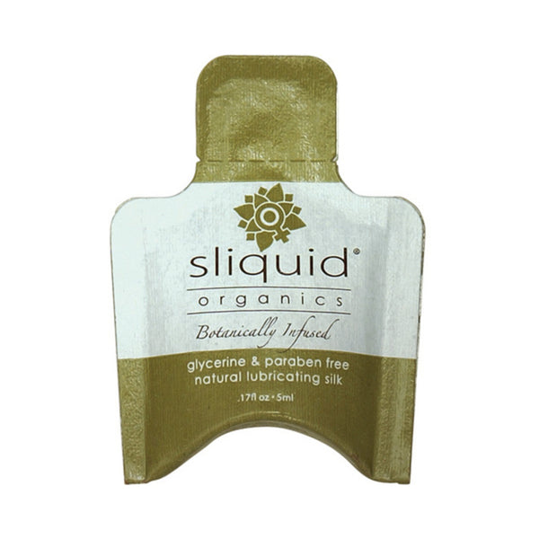 Sliquid organics silk lubricant - .17 oz pillow