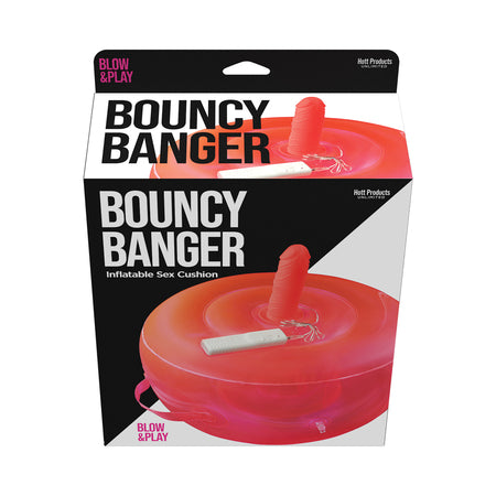 Bouncy Banger Inflatable Cushion With Wire Controller Vibe Dildo