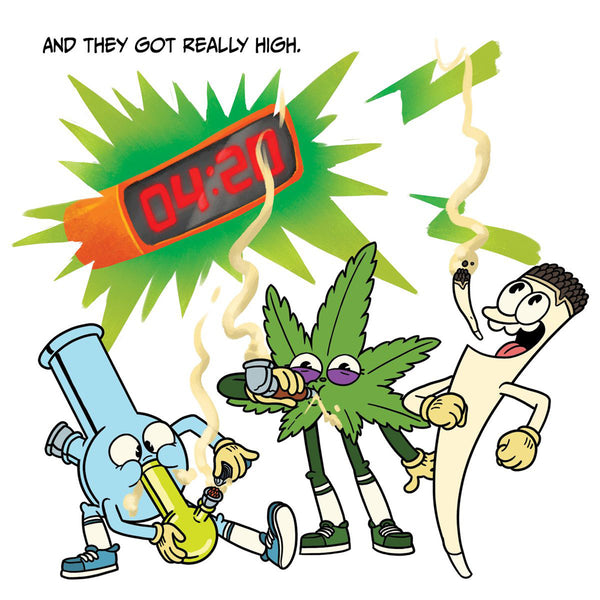 Wood Rocket The Dopest Place in the Whole Weed World Adult Storybook