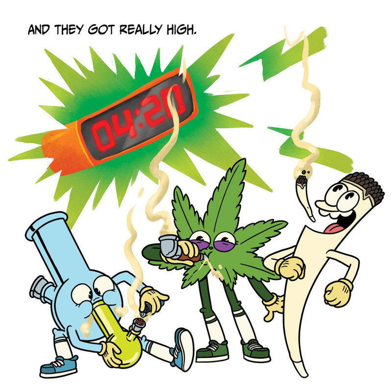 Wood Rocket The Dopest Place in the Whole Weed World Adult Storybook