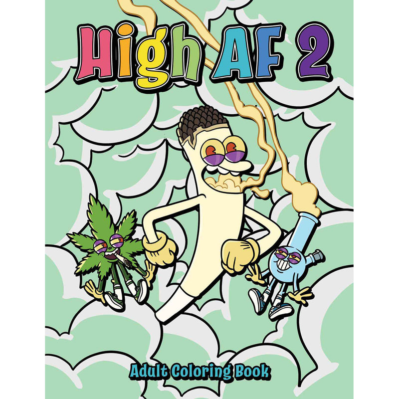 Wood Rocket High AF2 Adult Coloring Book