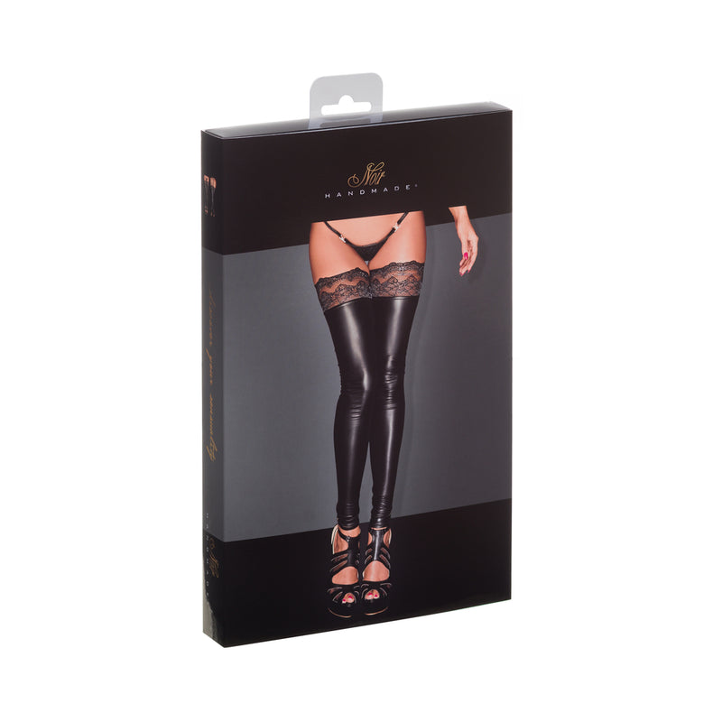 Noir Powerwetlook Stocking Large