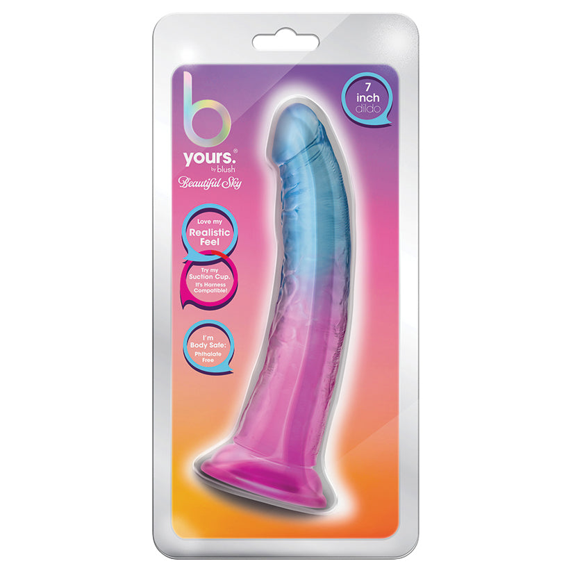 B Yours Beautiful Sky Dildo-Sunset 7'