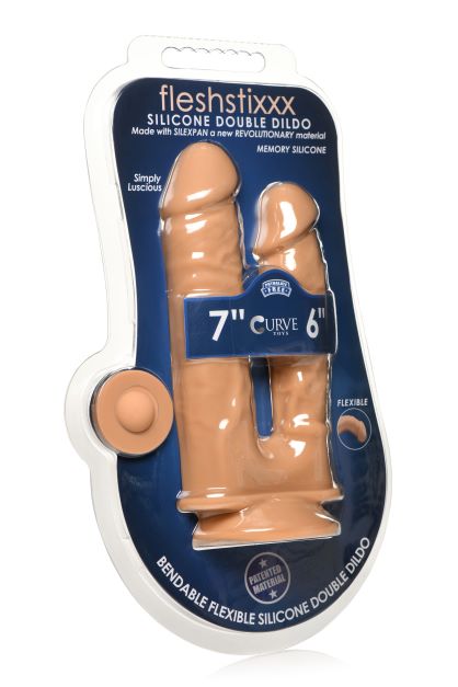 FLESHSTIXXX DOUBLE DILDO TAN