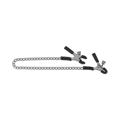 Spartacus Adjustable Nipple Clamps With Curved Chain