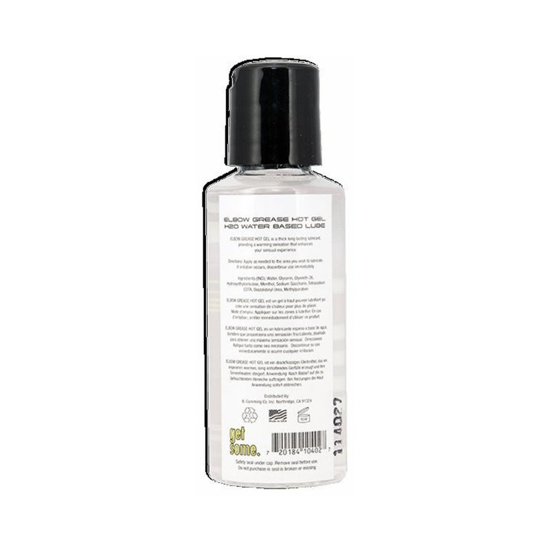 Elbow Grease H2O Hot Gel - 2.4 Oz.