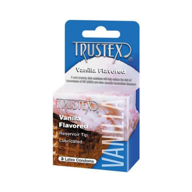 Trustex Flavored Condoms Vanilla 3 Pack