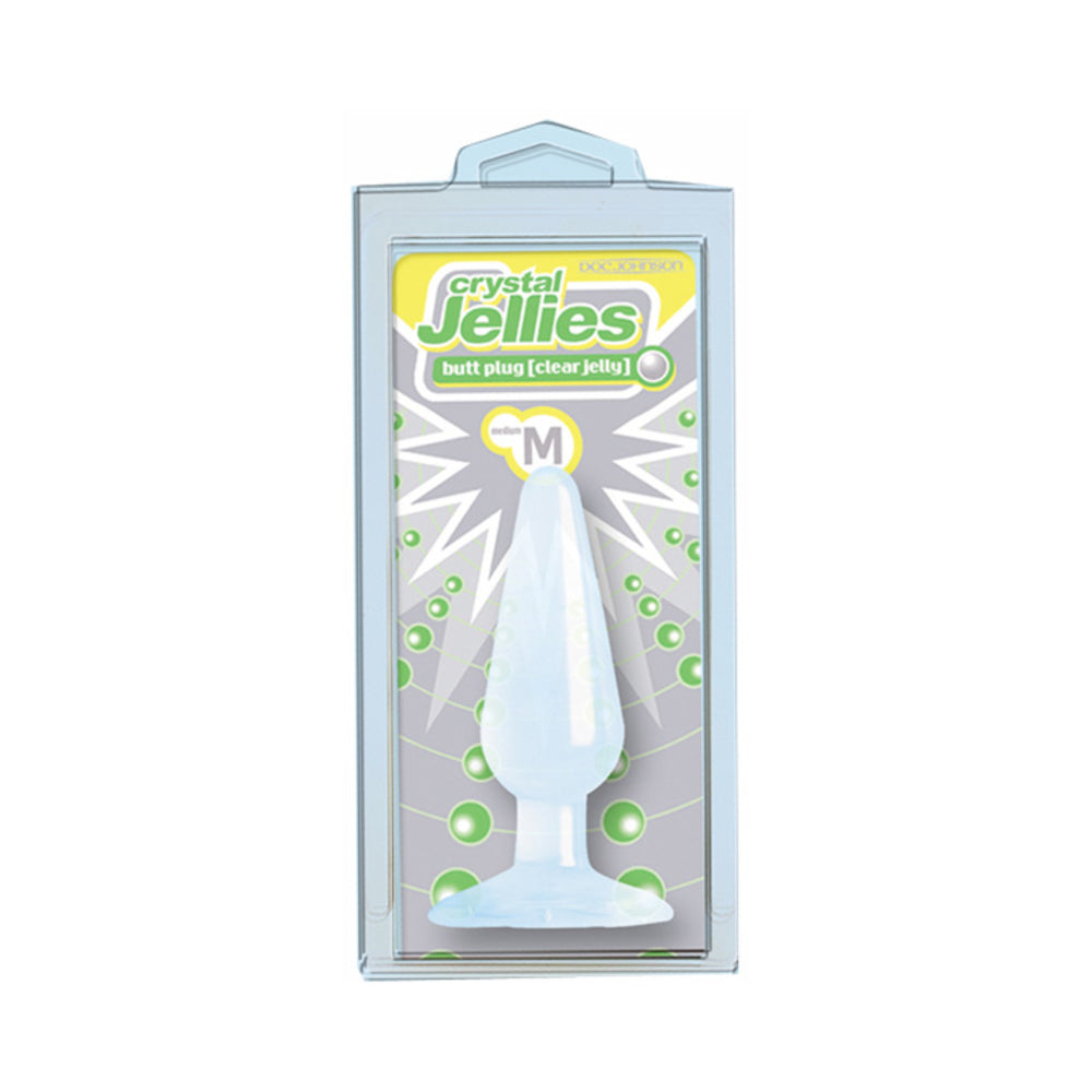 Crystal Jellies Butt Plug Med Clear