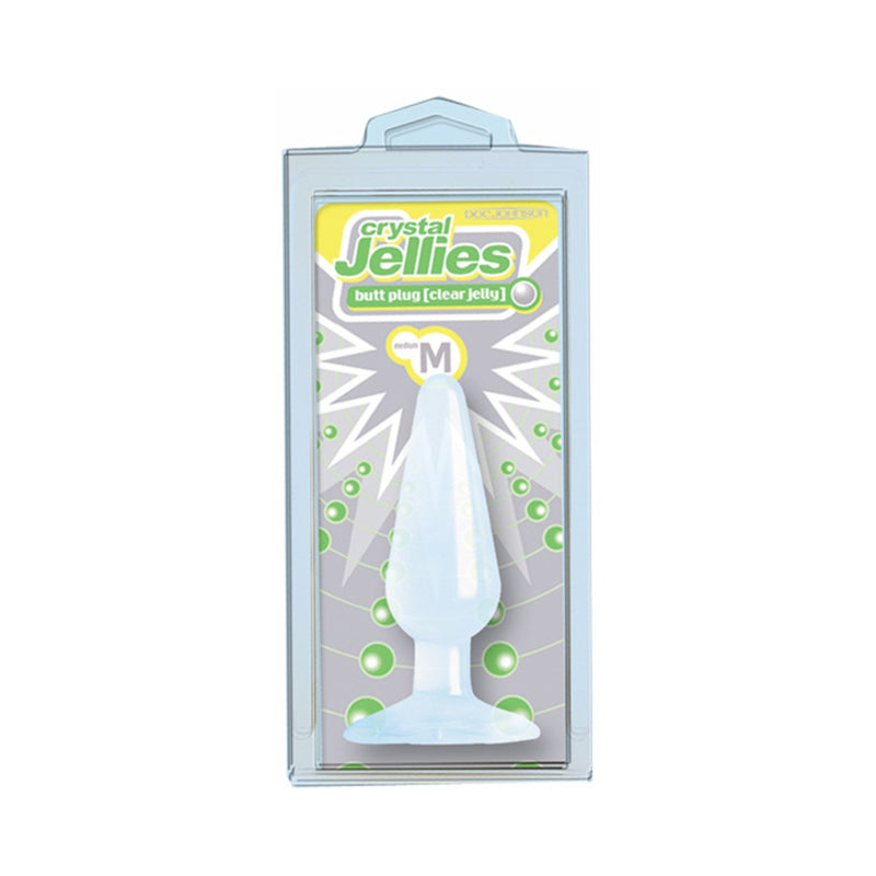 Crystal Jellies Butt Plug Med Clear