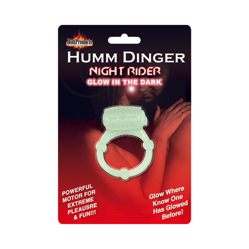 Humm Dinger Dual Vibrating Cockring (glow)