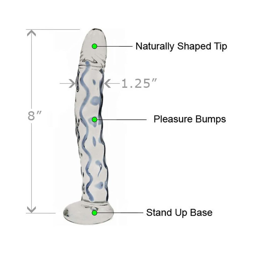 Glass Gem Dildo (emerald)
