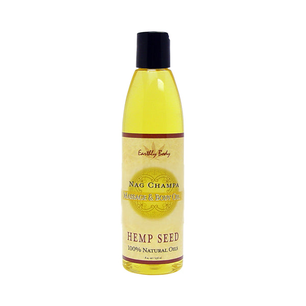 Earthly Body Massage & Body Oil - 8 oz Nag Champa