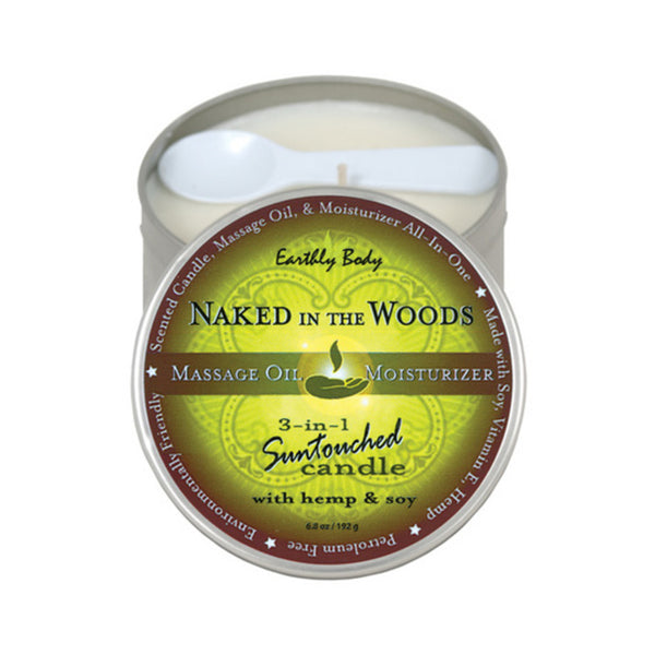 CANDLE 3 IN 1 NAKED IN THE WOODS 6 OZ