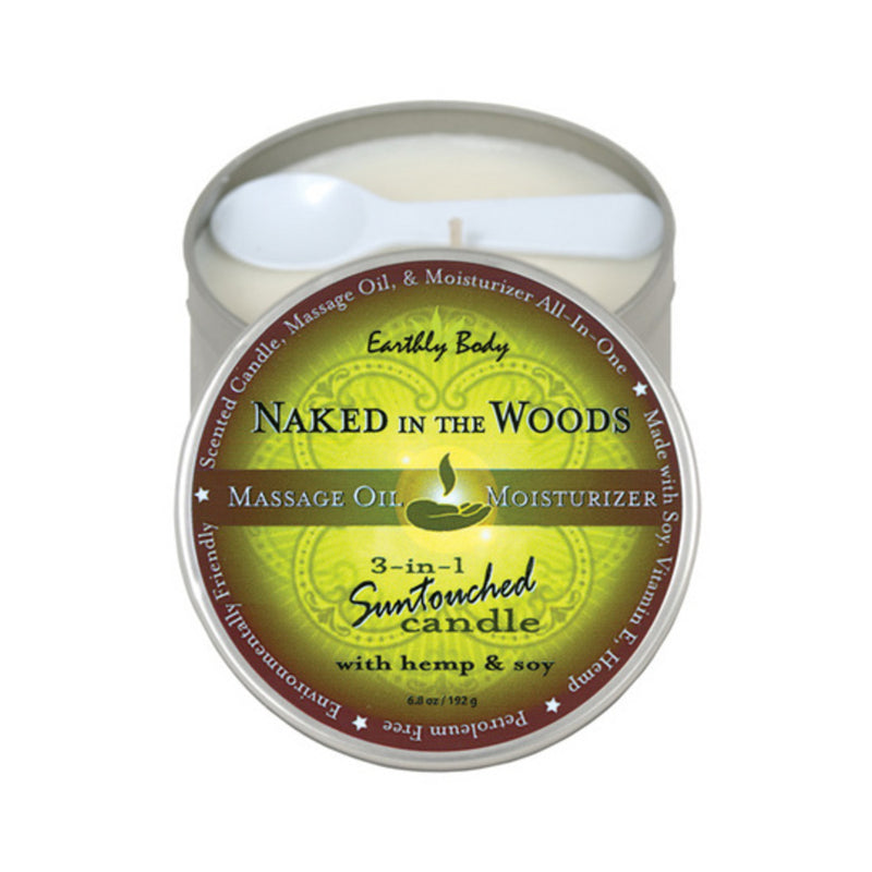 CANDLE 3 IN 1 NAKED IN THE WOODS 6 OZ