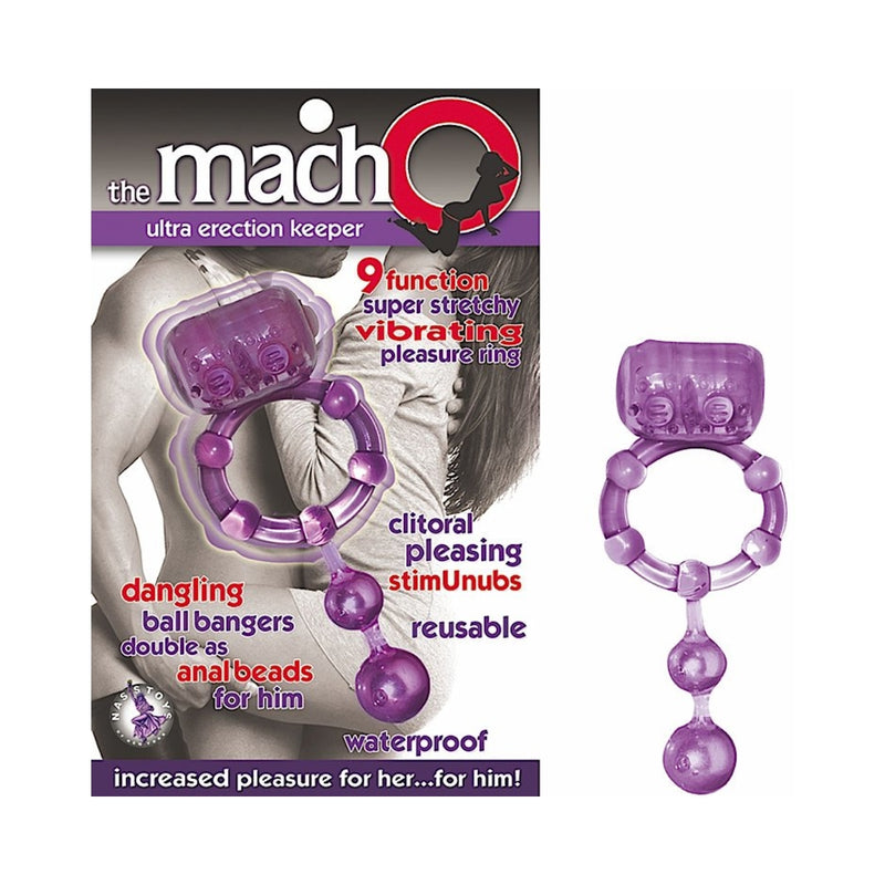 Macho Ultra Erection Keeper Vibrating Cock Ring