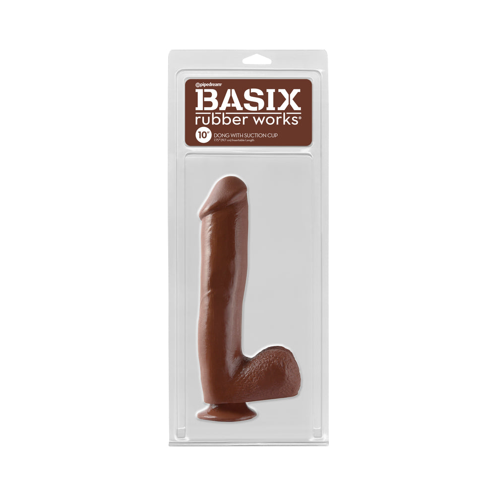 Basix 10 Dong W/suction Brown