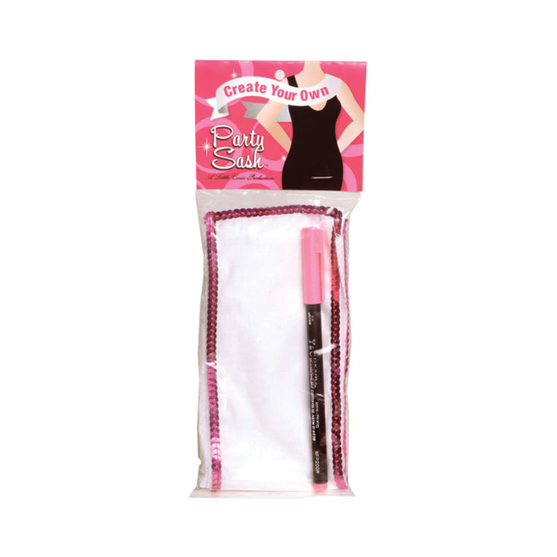 Create Your Own Sash