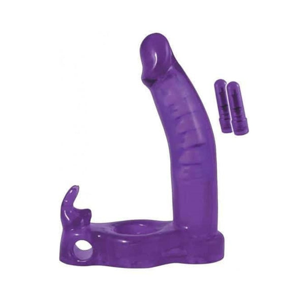 Double Penetrator Ultimate Cockring-Purple