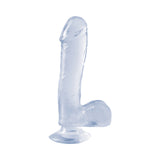Basix 7.5 Dong Thick W/suction Clear