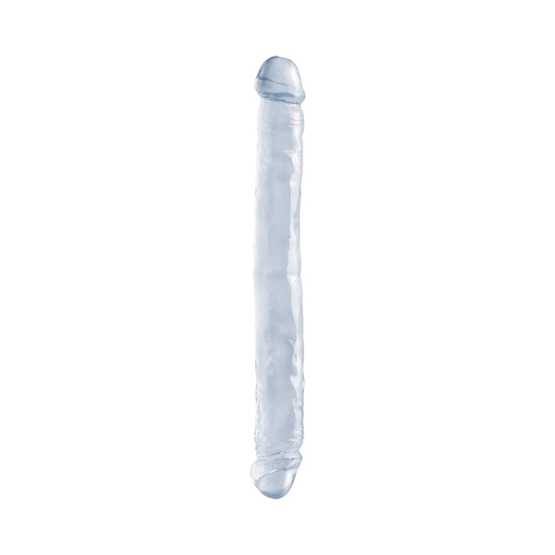 Basix Rubber Works 12 Inch Double Dong - Flesh