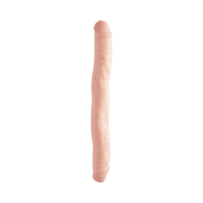 Basix Rubber Works 12 Inch Double Dong - Flesh