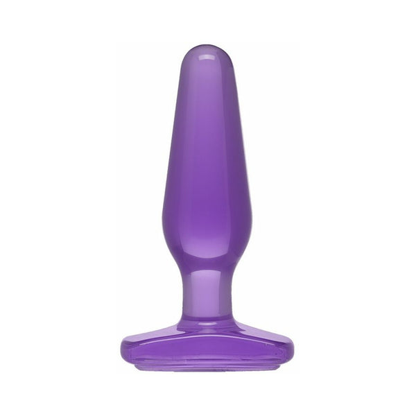 Crystal Jellies Butt Plug Purple Medium