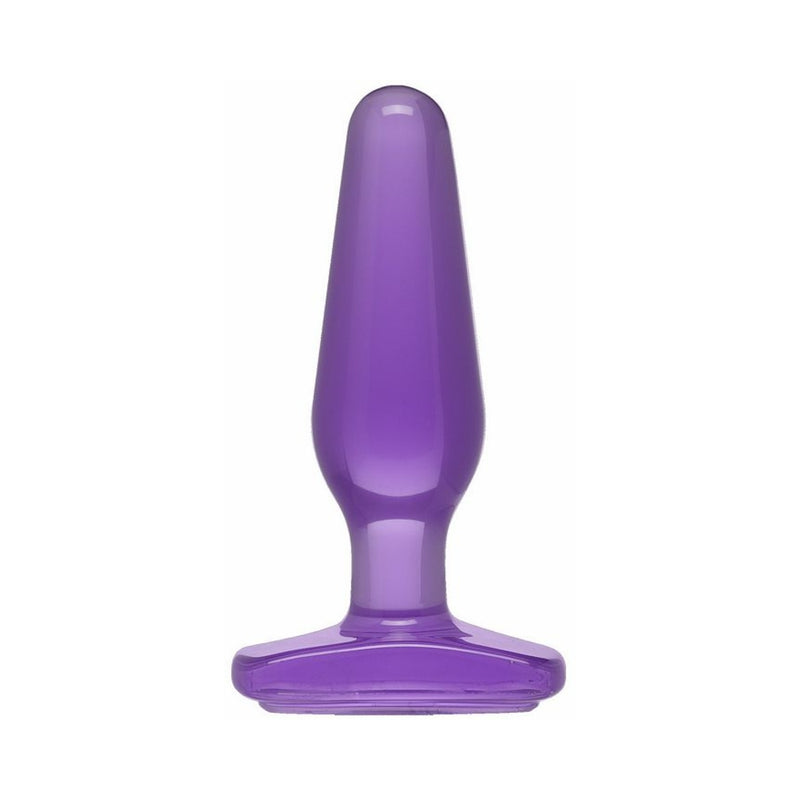 Crystal Jellies Butt Plug Purple Medium