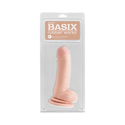 Basix 8 Suction Cup Dong Flesh