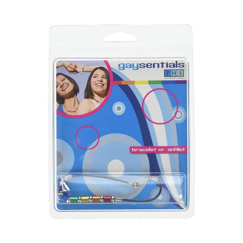 Gaysentials Rainbow Aluminum Tube Bracelet 8 inches