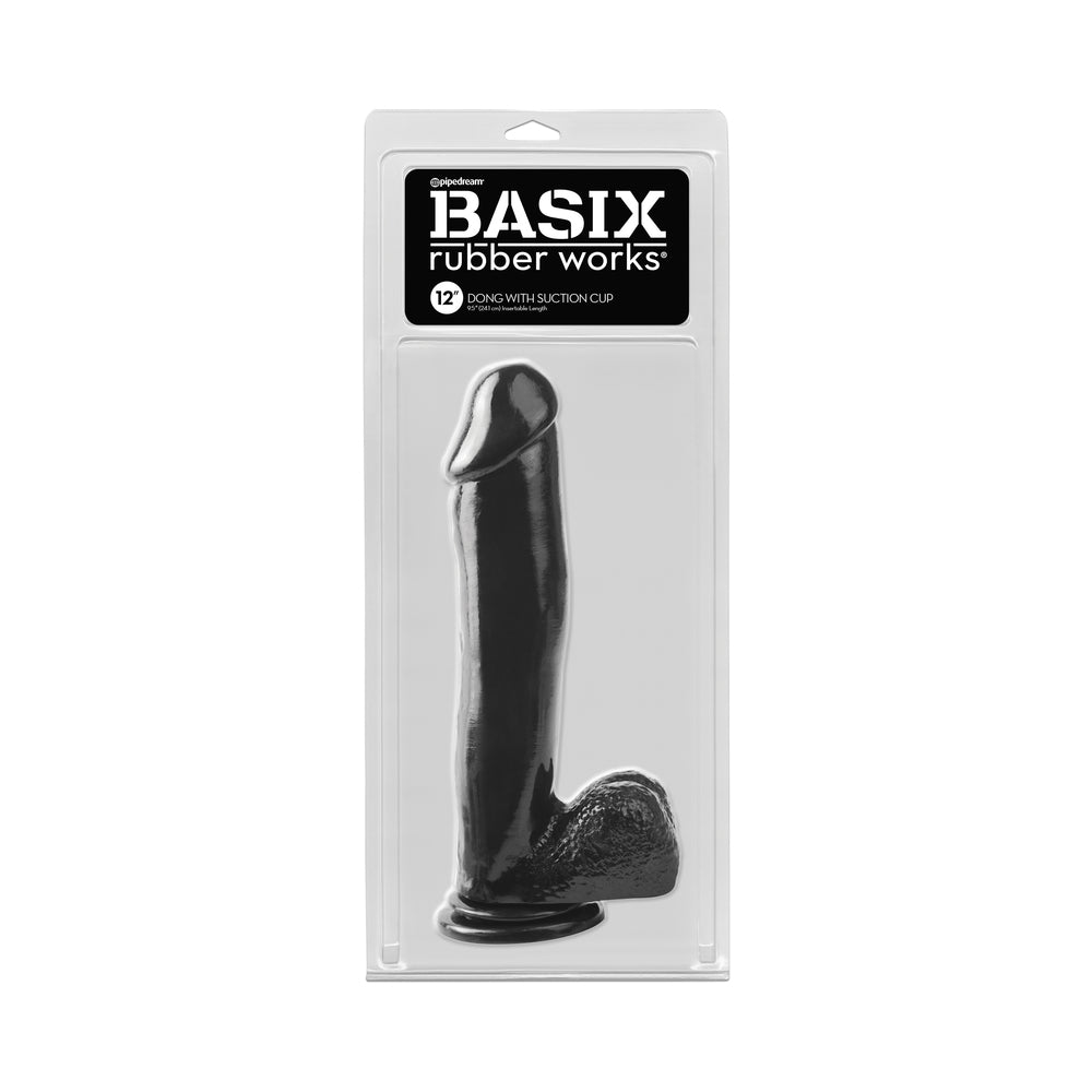 Basix 12 Dong W/suction Black