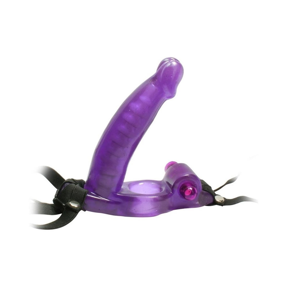 Double Penetrator Strap-On C-Ring (Red)