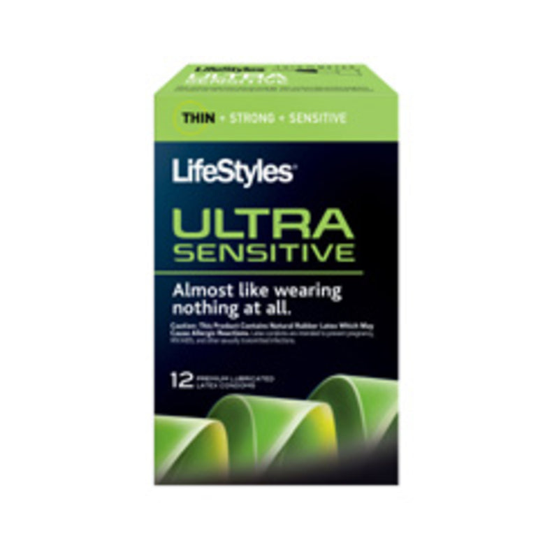 Lifestyles Ultra Sensitive Condoms 12 Pack