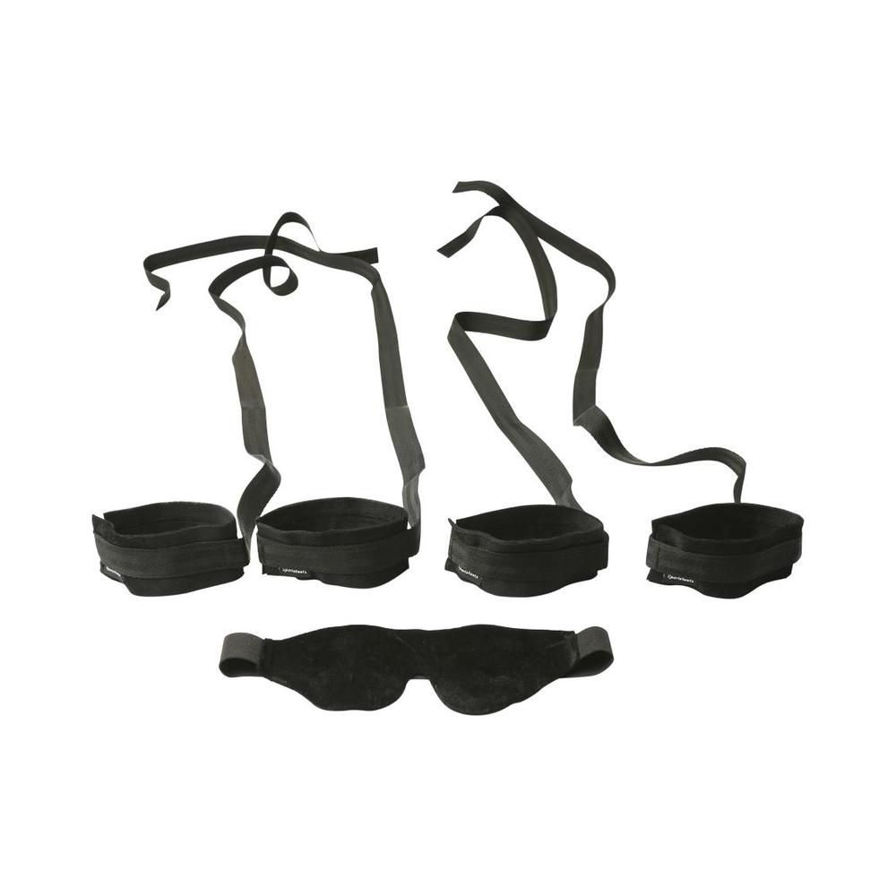 S&m Our First Bondage Kit Black