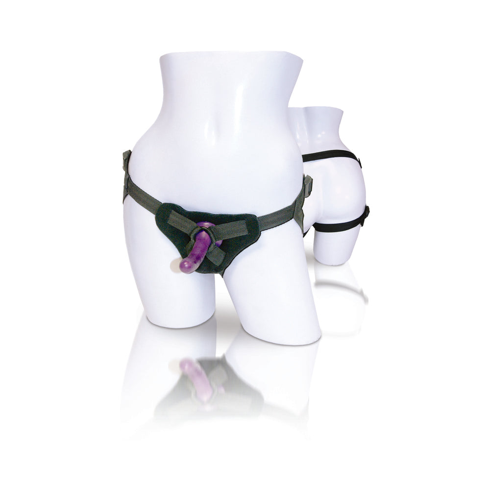 S&m Strap-on & Silicone Dildo Kit